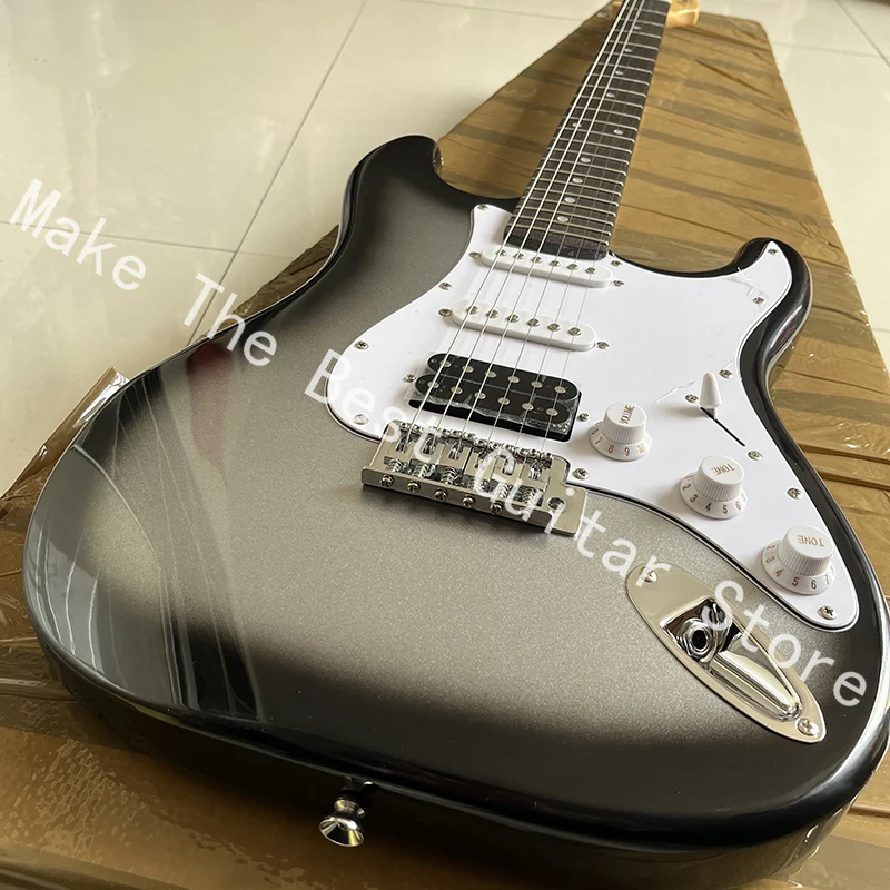 Professional electric guitar, equipped with vibrato system, quality assurance, and fast delivery.