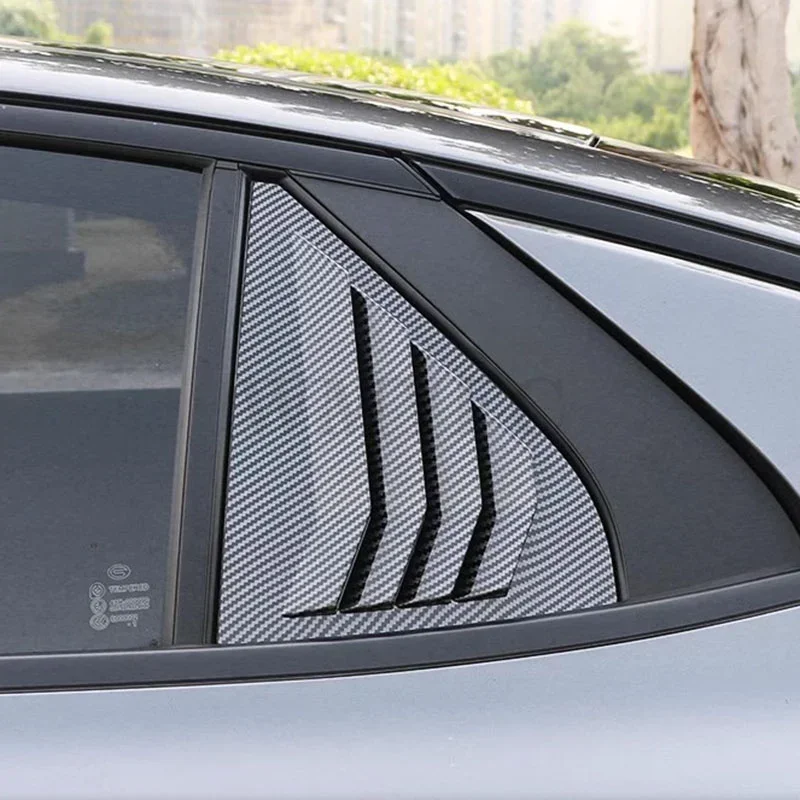 

Apply For Dodge Attitude 2024 2025 Rear Window Side Vent Shutter Louver Cover Trim Car Accessories