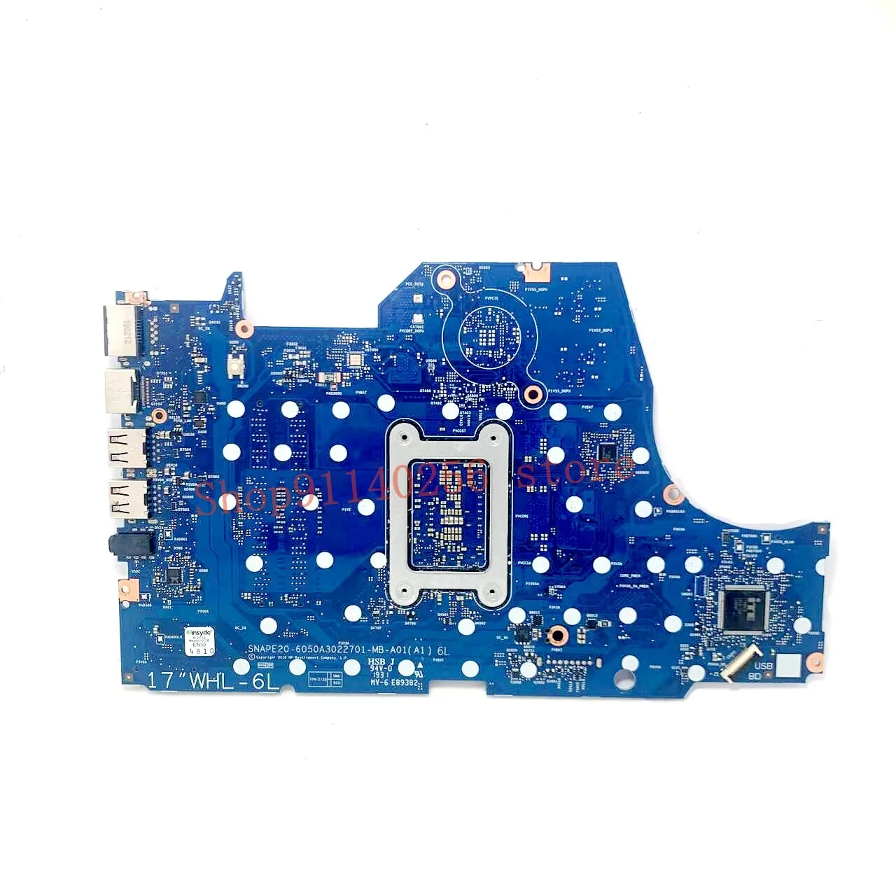 Laptop Motherboard L48771-001 L48771-501 L48771-601 For HP 17-BY 6050A3022701-MB-A01(A1) With SRFFW I7-8565U CPU 100%Tested Good