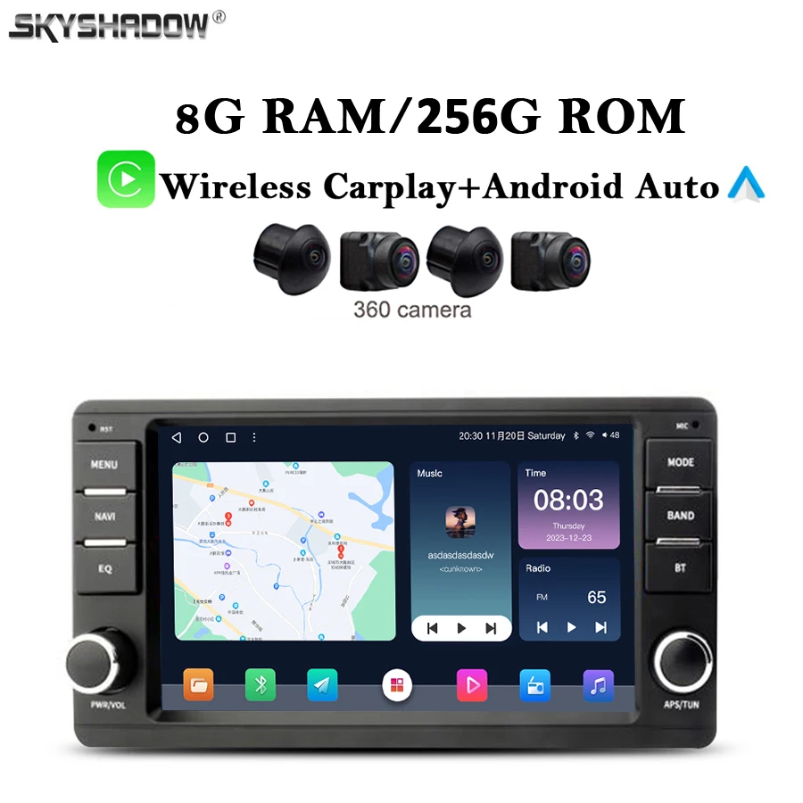 

8G + 256G Carplay IPS Android 13.0 автомобильный мультимедийный плеер GPS WIFI Bluetooth радио для MITSUBISHI Outlander Lancer ASX 2013-2016