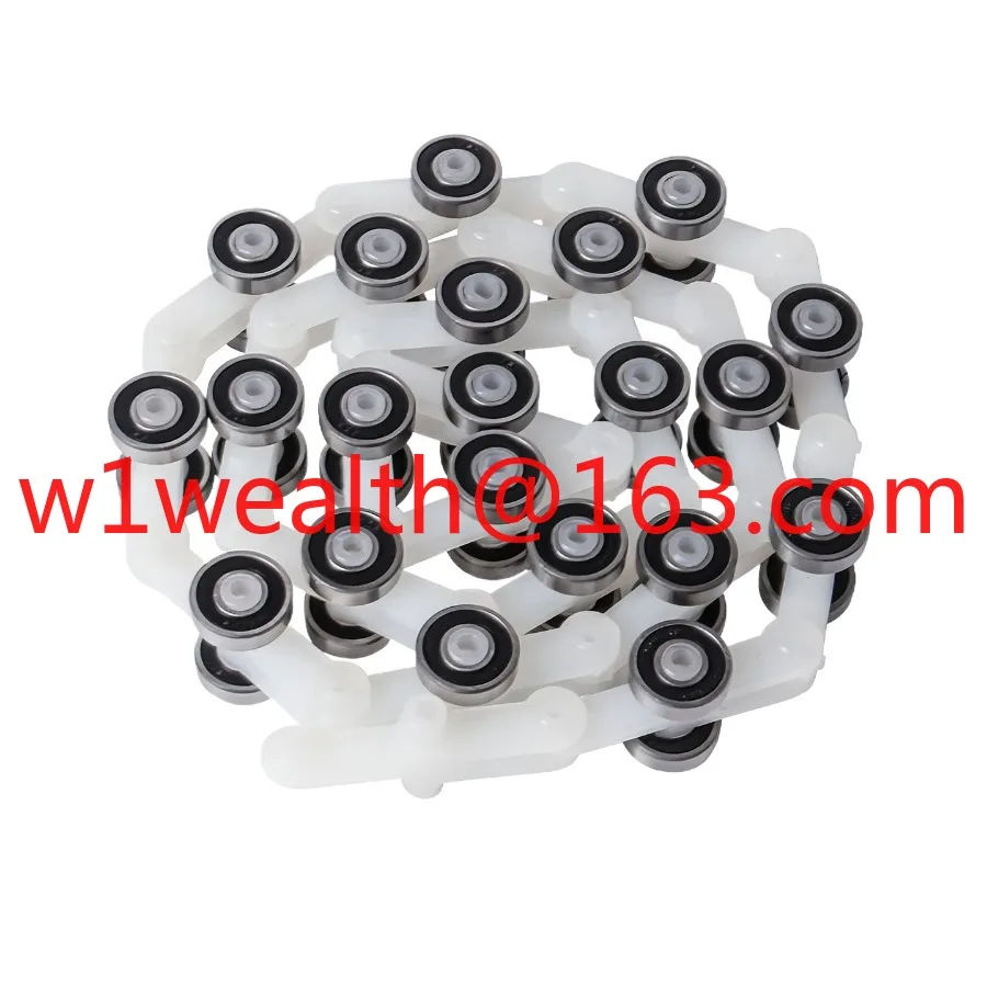 Elevator escalator rotary chains with single-fork and double-fork 17-section/19-section/21-section/24-section pulley groups with