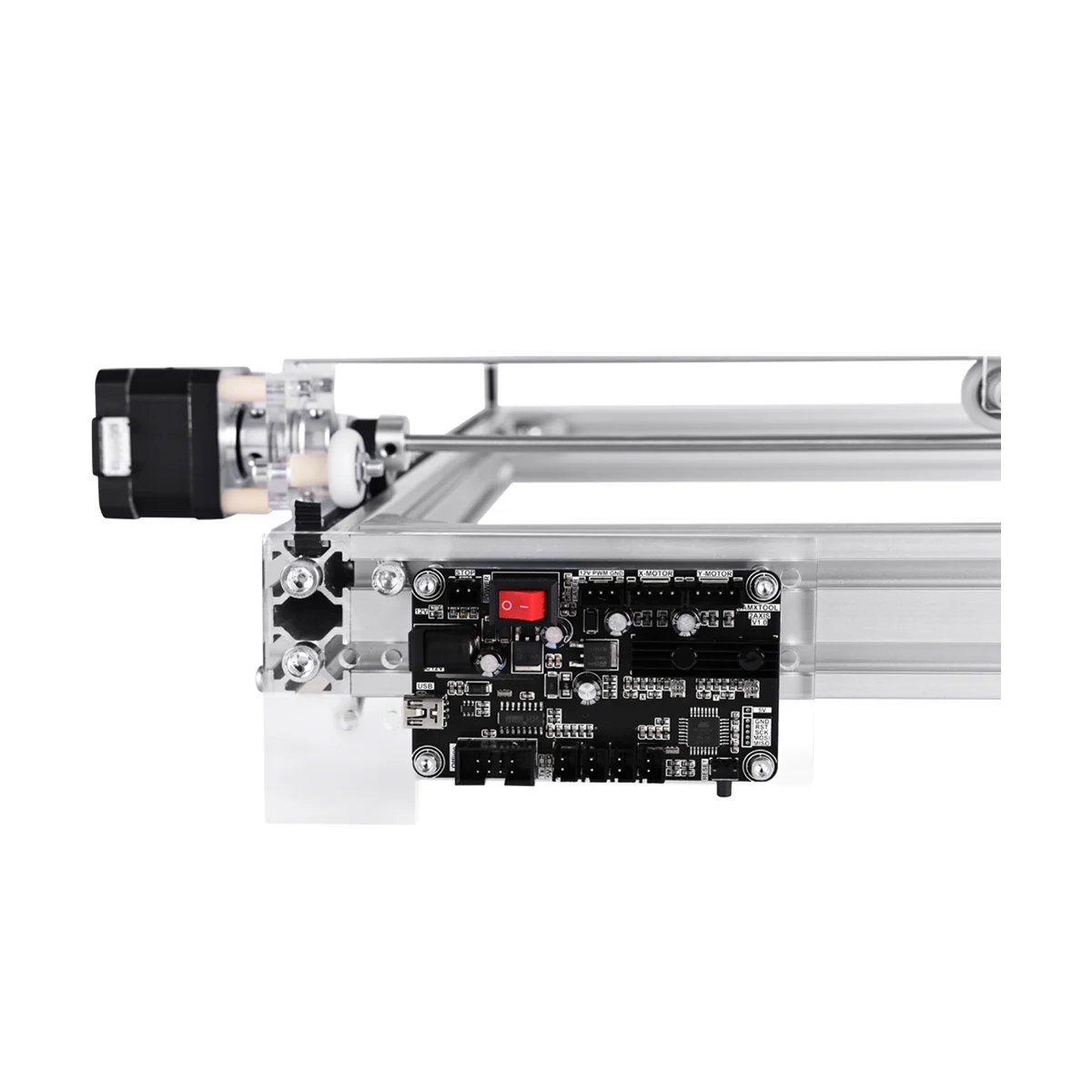 เครื่องแกะสลักเลเซอร์ CNC แบบ2แกนบอร์ดคอนโทรลเครื่องควบคุมออฟไลน์การ์ดควบคุมพอร์ต USB การ์ดควบคุม2แกน