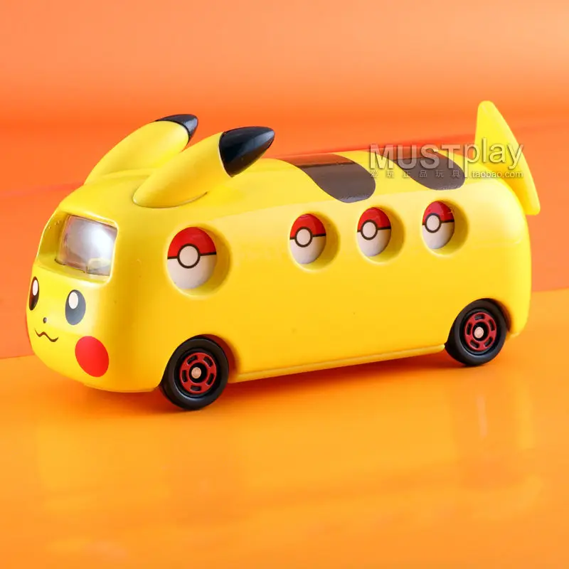 

В наличии: Коллекционная модель автомобиля Pokemon Pikachu Bus Dream Series из литого металла, игрушечная машинка для детей, для коллекции и игр