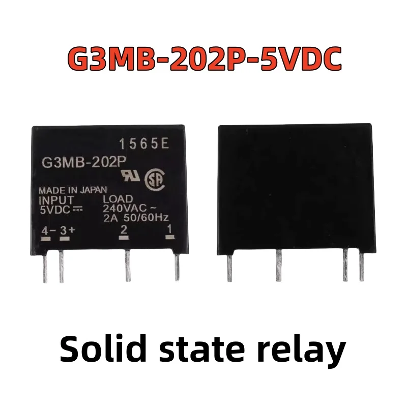 Solid state relay G3MB-202P-5VDC 4-pin 2A 240VAC 5V 12V 24V