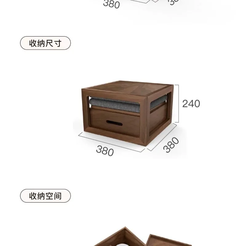 ay window, balcony tatami, outdoor storage box, small tea table, light luxury edge table, simple set of coffee table
