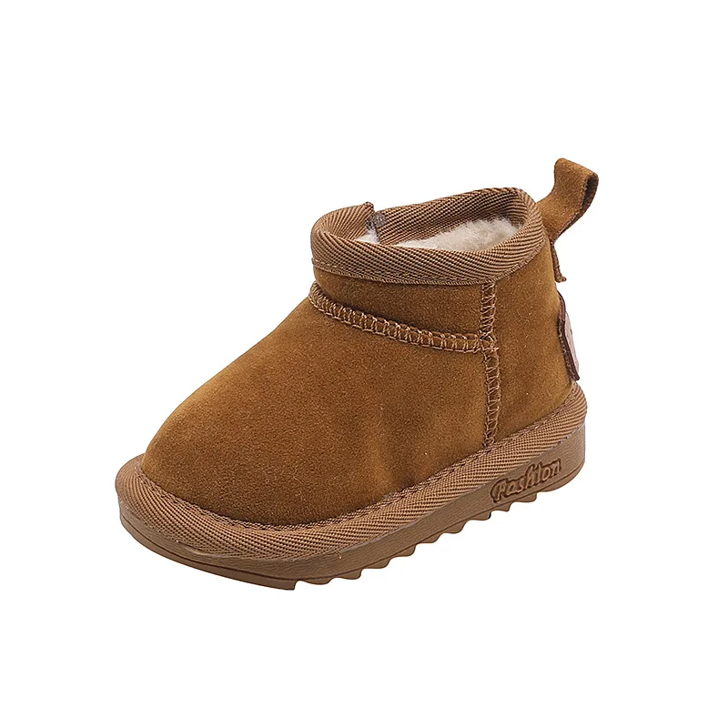 

Botas Para Niña Brand Baby Shoe 2025Autumn New Baby Girl Boot 1-2Y Soft Sole Walking Shoes Child Snow Boots Versatile Boy Shoes