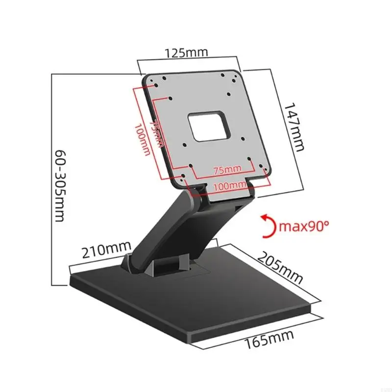 Desktop -Standhalter Desk faltbare Heimbüro -Desk -Zubehör für Reisehalter