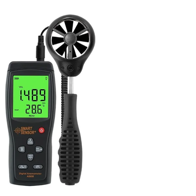 

Impeller high-precision handheld thermal anemometer