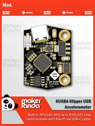 makerPanda KUSBA USB ADXL 345 Accelerometer PCB v2.4 for Klipper Designed by Xbst and Isik’s Tech for DIY 3D Printer or Voron