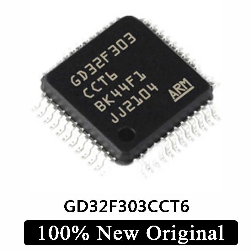 100% New Original GD32F303CCT6 LQFP48 package SMD MCU microprocessor IC chip single chip microcomputer IC Chipset In stock