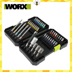 Worx 드릴 비트 세트, 드릴 드라이버용 비트, 전기 스크루 드라이버, 육각 스크루 드라이버, WA1149, 42 개