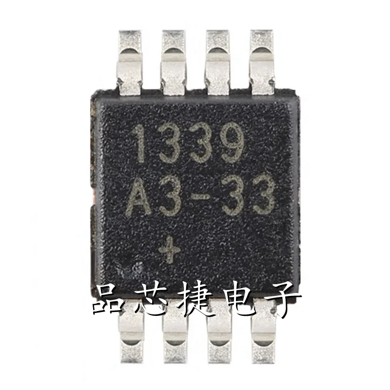 10pcs/Lot DS1339U-33+T&R Marking 1339 A3-33 + MSOP-8 I2C Serial Real-Time Clock