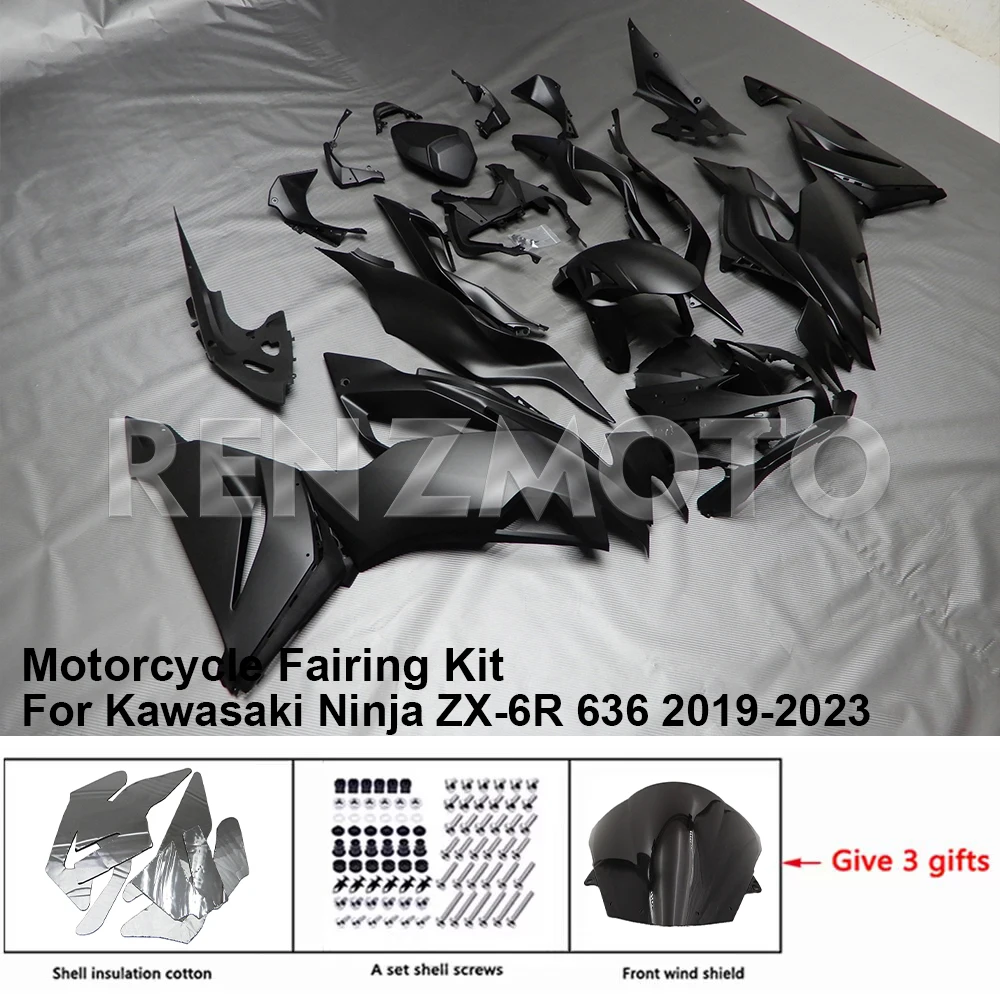 

K0619-102a Motorcycle Fairing Set Body Kit Plastic For Kawasaki Ninja ZX-6R 636 2019-2023 Accessories ABS Injection Bodywork