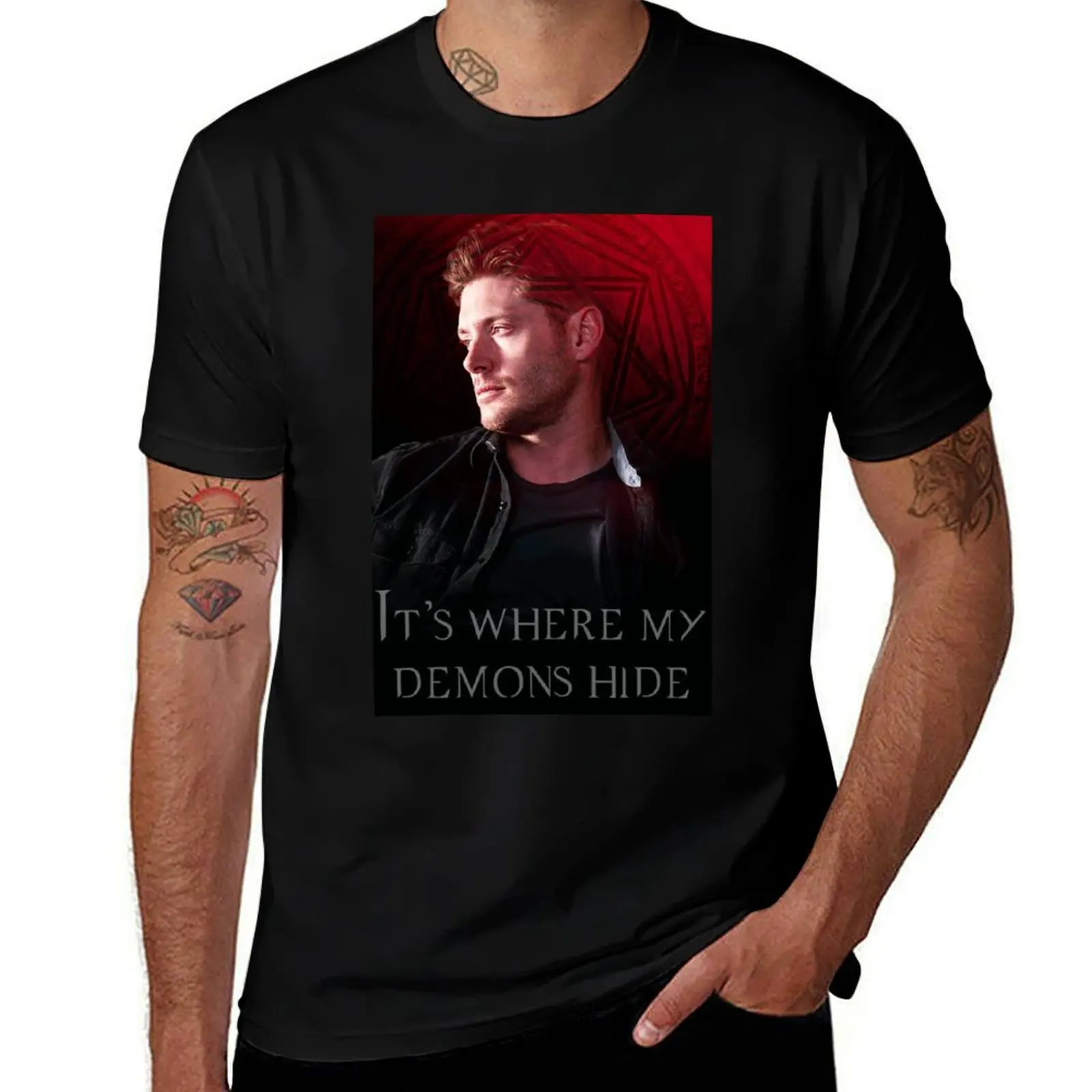 

It's Where My Demons Hide T-Shirt oversized oversizeds Men's t shirts