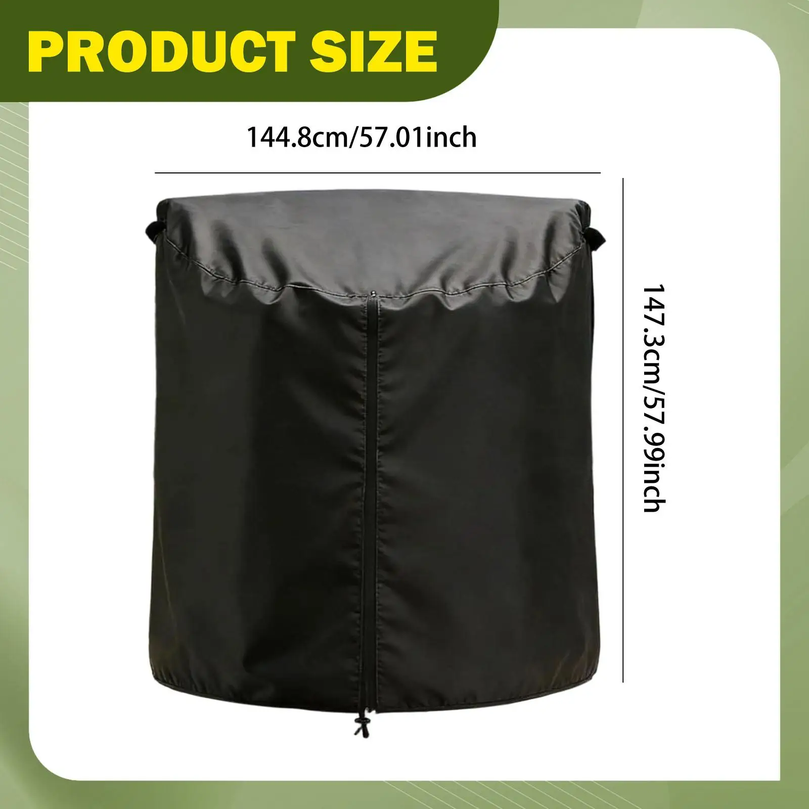 Trampoline Cover for Kids Backyard Dustproof Waterproof Protective Cover Windproof