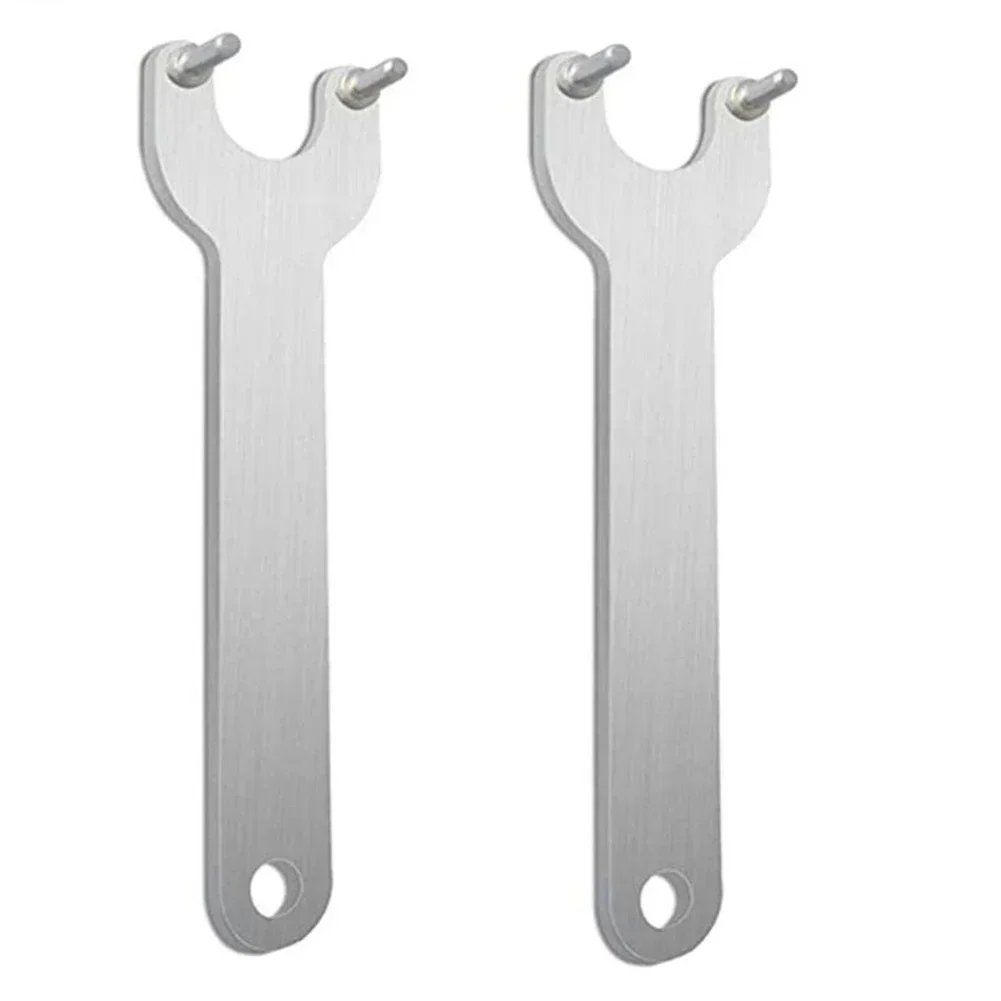 2pcs Angle Grinder Spanner Wrench 125/150mm Key Tool For Marble Machine Electric Drill Replacing Grinding Disc Shaft Hand Tools