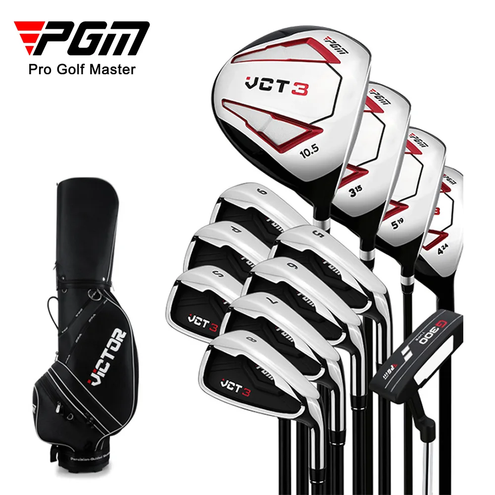 PGM Manufacturer Directly Supplies VCT3 Men's Golf Clubs Beginner's Complete Sets Of 12/9 Pcs With Bag Training Exercise Sports