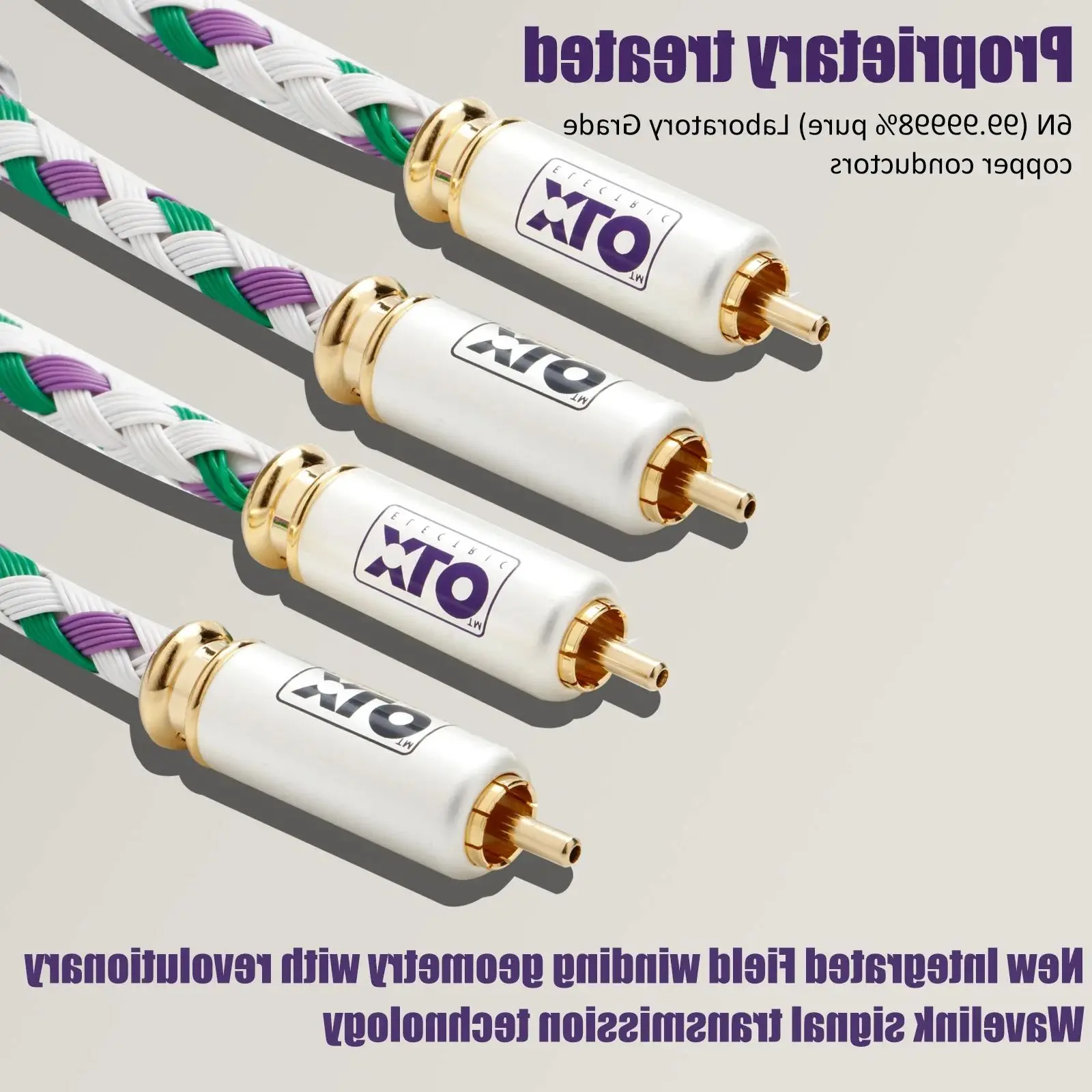 

High Quality Pair Audio Cable Signature S3-2 Singled-Ended Audio Interconnect RCA to RCA Cable X446