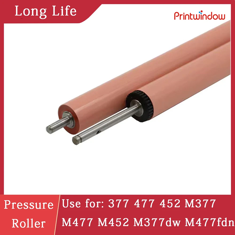 Fuser Lower Sleeved Pressure Roller for HP M377 M477 M452 M377dw M477fdn M477fdw M477fnw M452dn M452dw M452nw Lower Fuser Roller