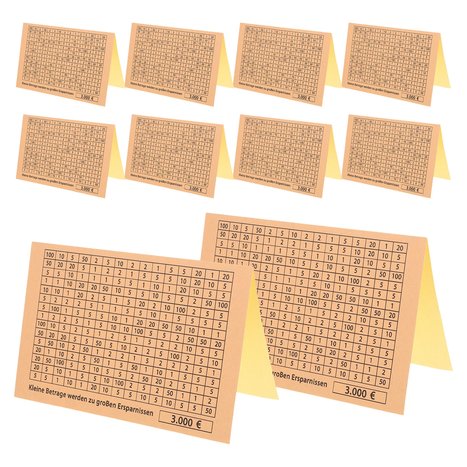 

30pcs Piggy Bank Stickers: 2000 Euros Replaceable Savings Tracker Sheets Clear Number Labels For Cash Goals Kids Financial