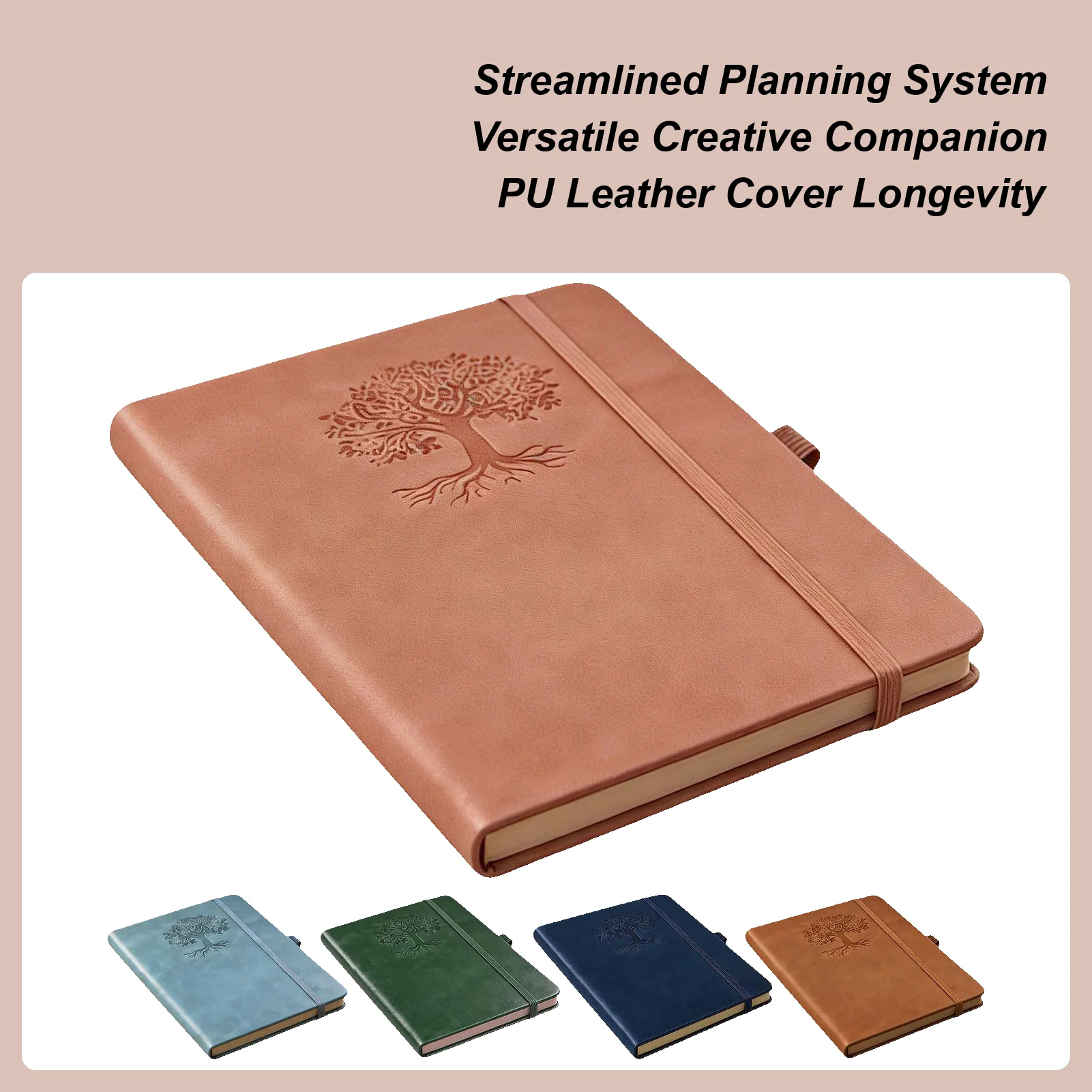 Leatherwork Plans - Jurnal Berbintik Retro Kulit PU Sampul