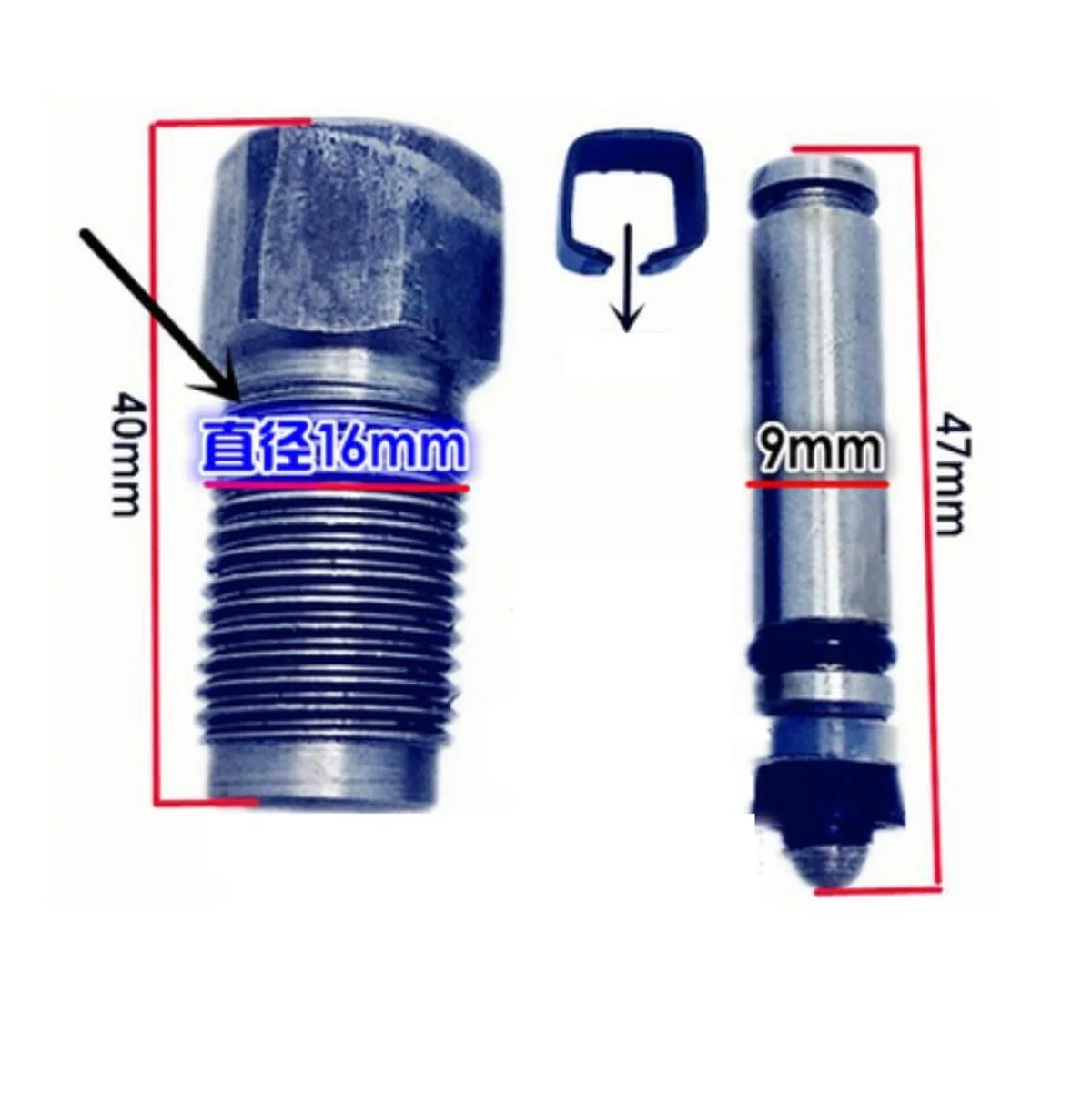 1set Horizontal Jack Oil Pump Components Small Oil Cylinder Pump Plunger 2T Hydraulic Jack Oil Pump Accessories Auto Repair Tool