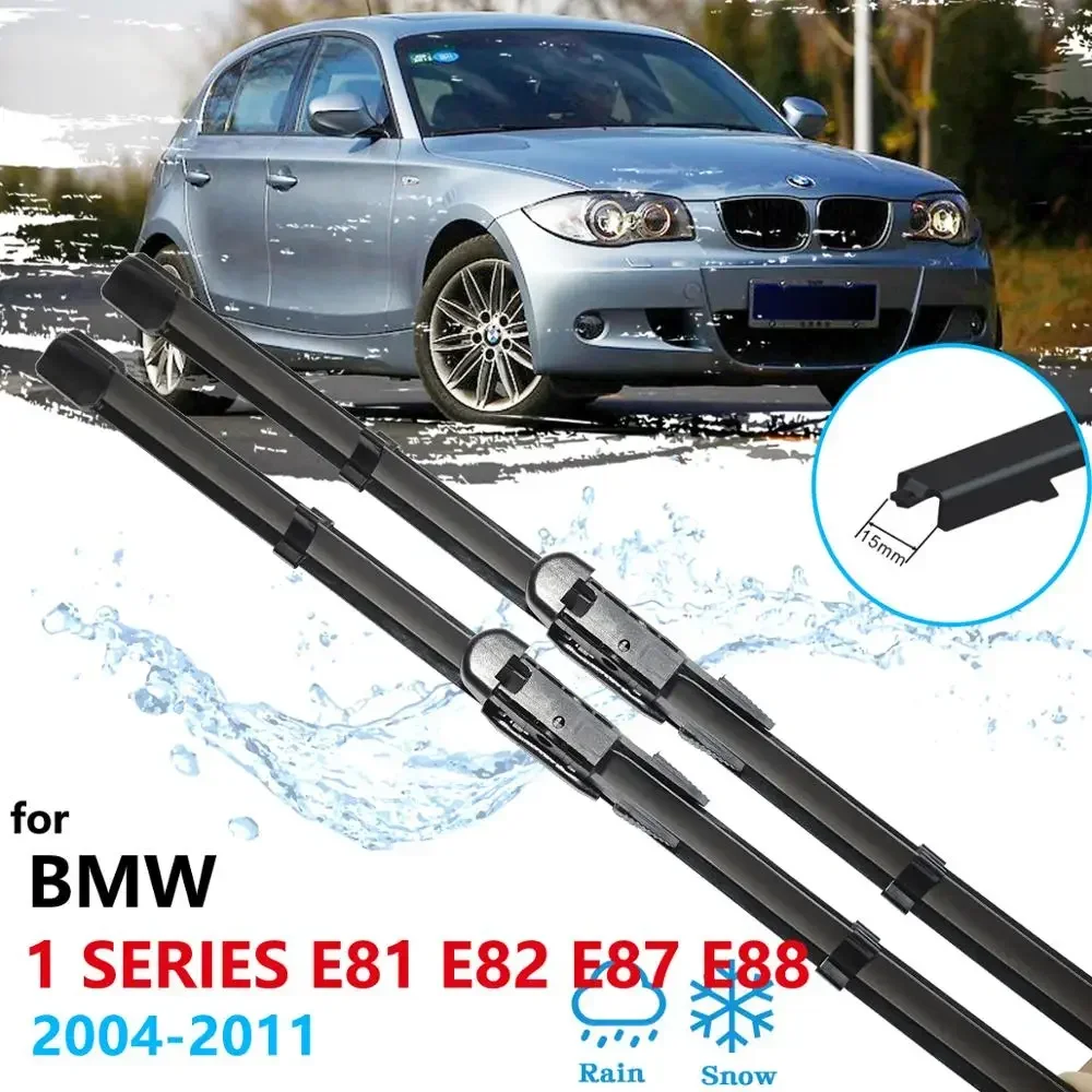 For BMW 1 Series E81 E82 E87 E88 2004~2011 Car Wiper Blades Windshield Wipers 118d 118i 120i 120d 123d 125i 128i 135i 116i 116d