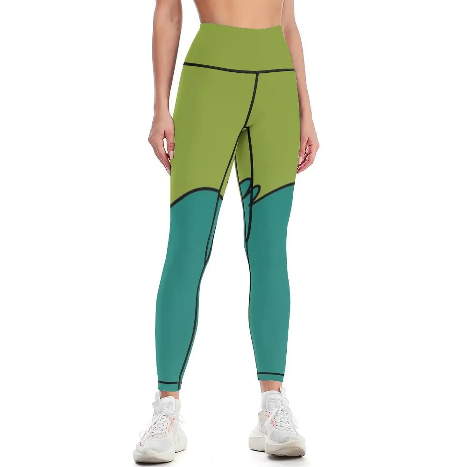 70s van design Leggings Women's pants sports woman gym exercise clothing for flared Womens Leggings