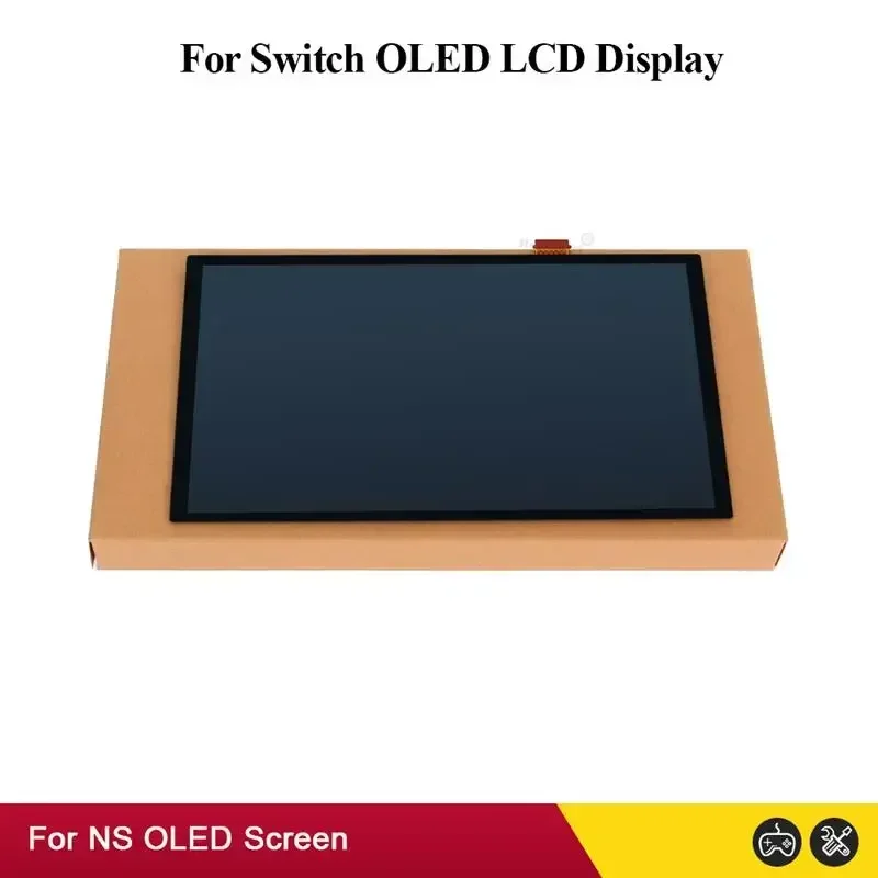 

Top! NEW Original for Switch OLED Console LCD Display Full Screen Assembly Digitizer Replacement for Nintend Switch OLED