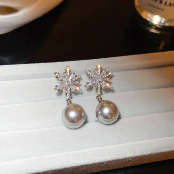 8 best sales أقراط متدلية مرصعة بأحجار الراين - №7