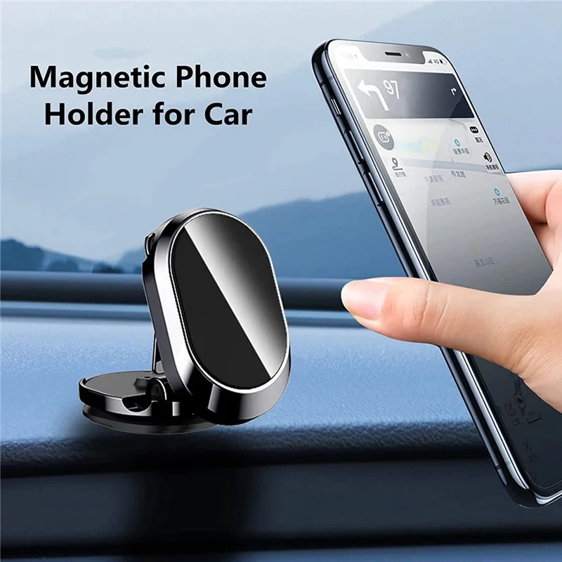 

Регулируемый держатель для мобильного телефона, магнитный кронштейн для телефона, складной многоугольный автомобильный вращающийся по высоте универсальный магнит, крепление для вентиляционного отверстия