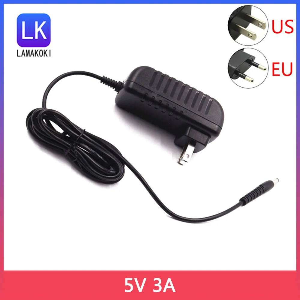 

Высококачественный адаптер питания переменного тока в постоянный ток 5 В, 3 А, 5,5 мм, зарядное устройство 5 В, 3 А для быстрой зарядки