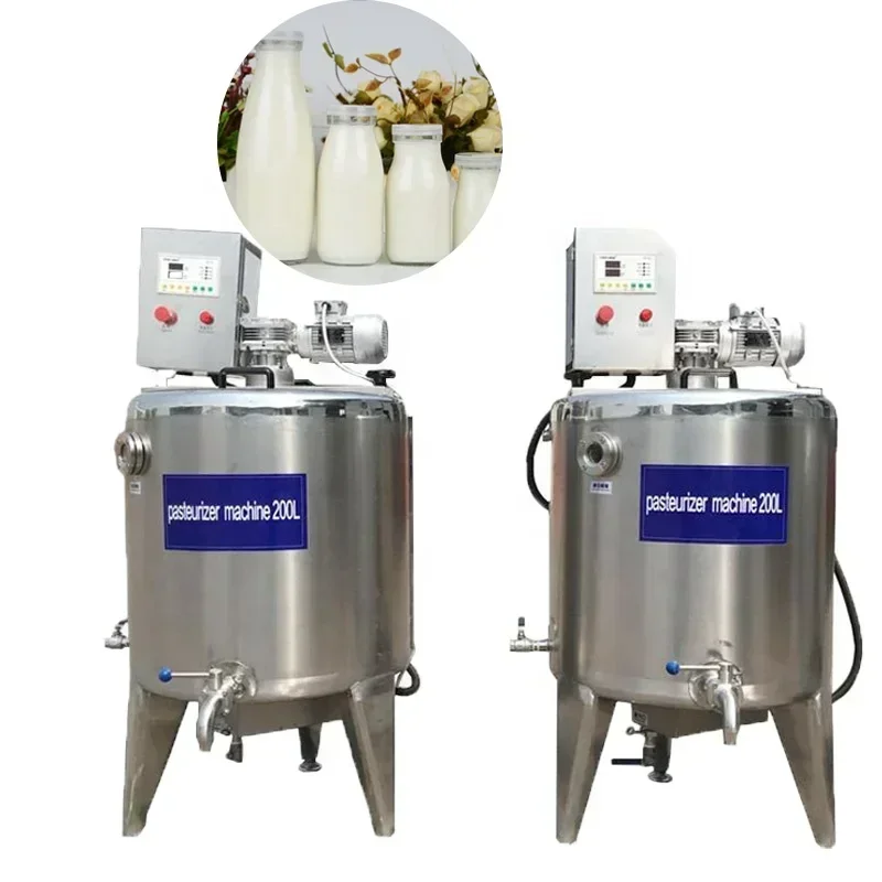 Small scale milk pasteurization machine for fresh milk pasturization Factory price of 30l 50l 100l 300l 500l 1000l 2000l liter