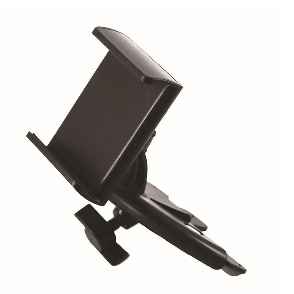 

Universal Car Phone Holder Black Cd Port Mount 360 Degree Rotation Navigation Support Sturdy Wing Design for Safe Driving