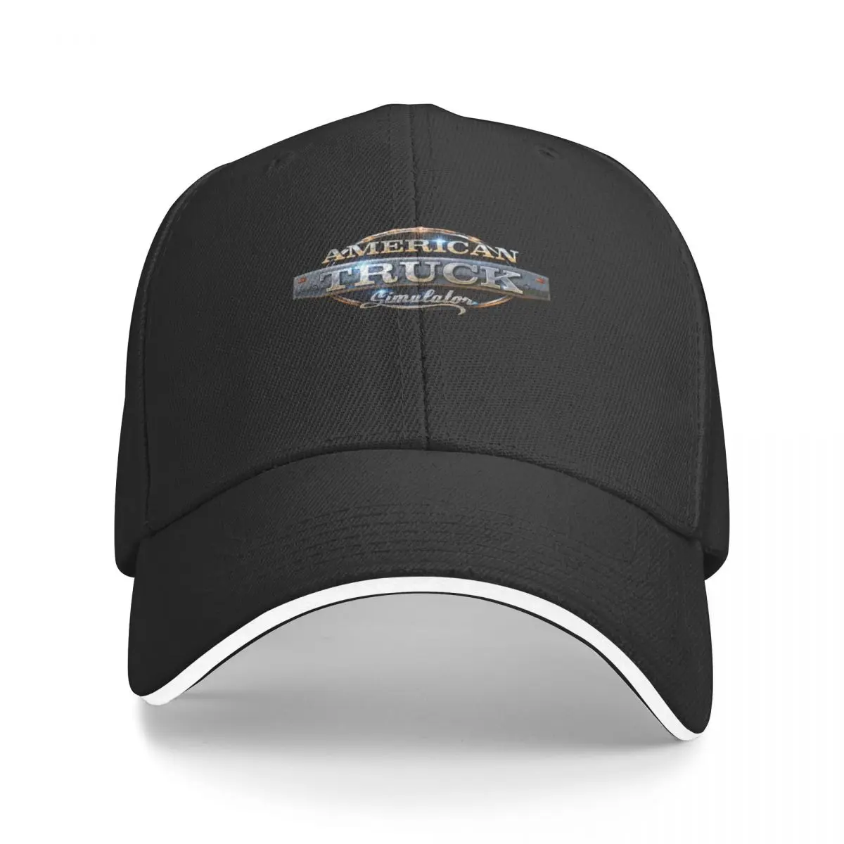 American Truck Simulator Logo Classic T-Shirt Baseball Cap Sun Cap Bobble Hat Anime Golf Female Men's