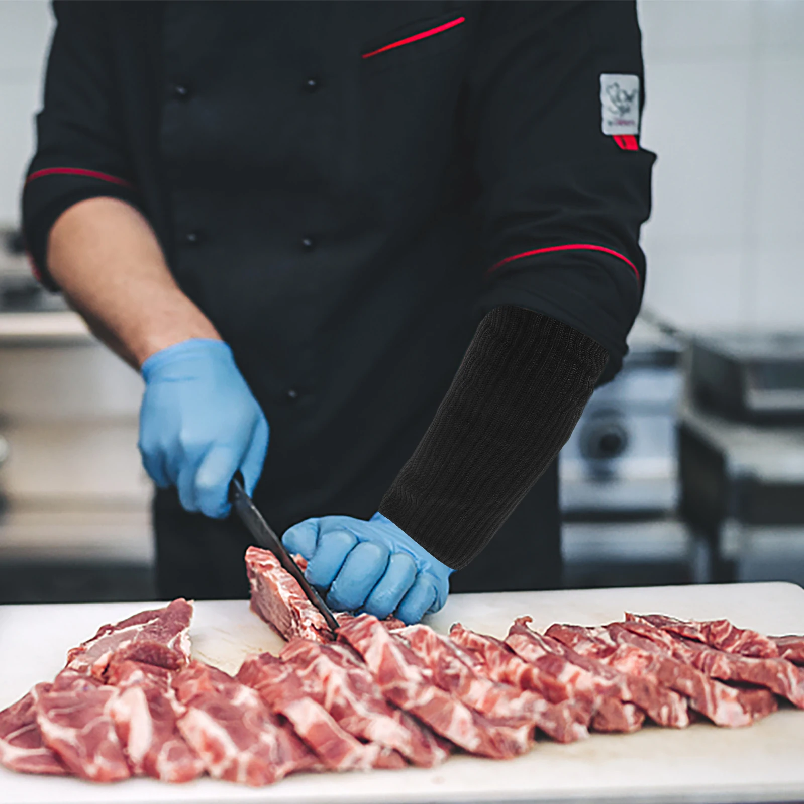 

2Pcs Cut Resistant Arm Sleeves Protective Forearm Sleeve for Industrial Manufacturing Outdoor Work Anti-Cut Arm Protector