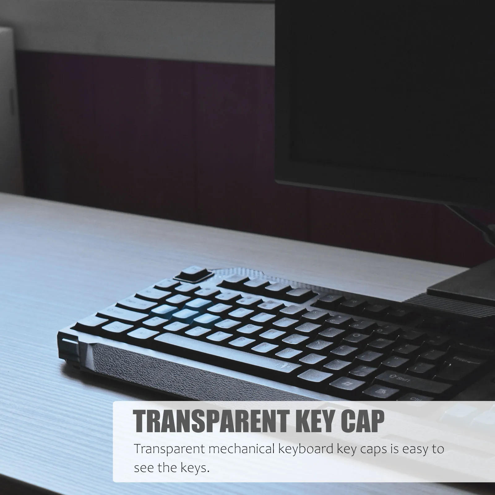 

10 Pcs Transparent Keycap Protector Computer Keyboard Mechanical Cover Plastic Accessories Portable