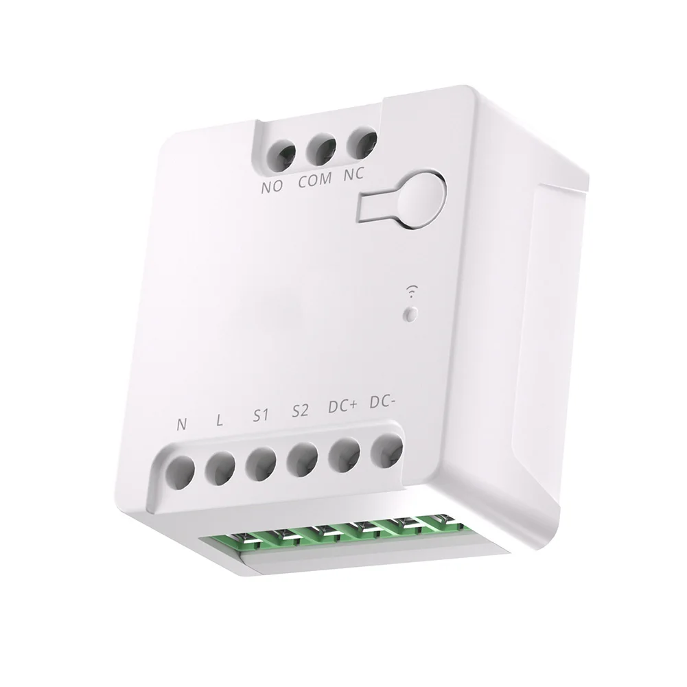 For MINI-D Smart WiFi Switch with Dry Contact Output NO for Garage Door Control and DC Solenoid Valve 24V 2A Load