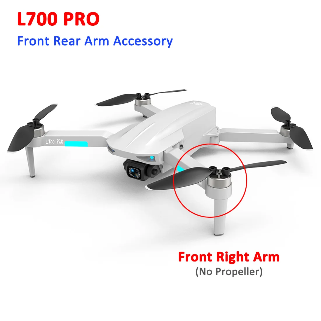 L700 PRO Brushless Motor Quadcopter Wifi GPS Drone Front Rear Motor Arm Propeller Props Wing Rotor Airplane Accessory