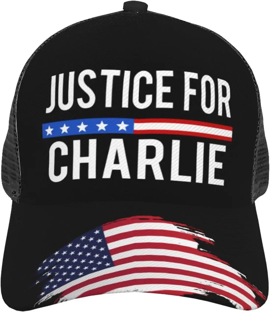 

Pray for Charlie Hats Rest in Peace Justice for Charlie Kirk Cap Черная