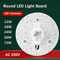 Ceiling Light LED Panel 220V-240V Round LED Module 12W-72W Energy Saving Replacement LED Retrofit Light Panel Magnetic LED Light