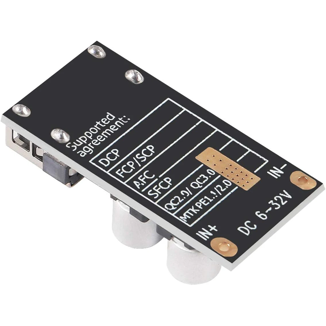 Convertisseur abati eur de DC-DC USB QC3.0 QC2.0 chargeant la technologie abati eur 6-32V 9V 12V 24V à la carte rapide rapide de chargeur