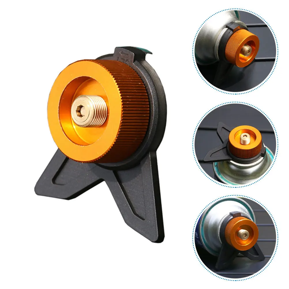 

Professional Portable Small Propane Tank Adapter Furnace Converter Camping Gas Tank Converter Head Outdoor Supply