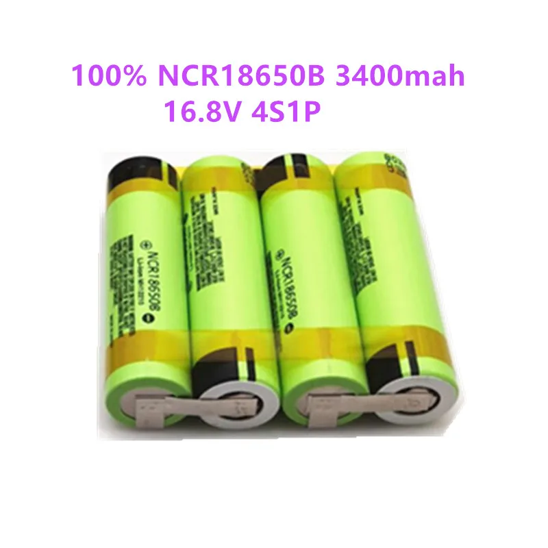 100% oryginalny NCR18650B 12V 16.8V 21V 25V akumulator NCR18650B 3400mah 20A prąd rozładowania dla baterii shura śrubokręt