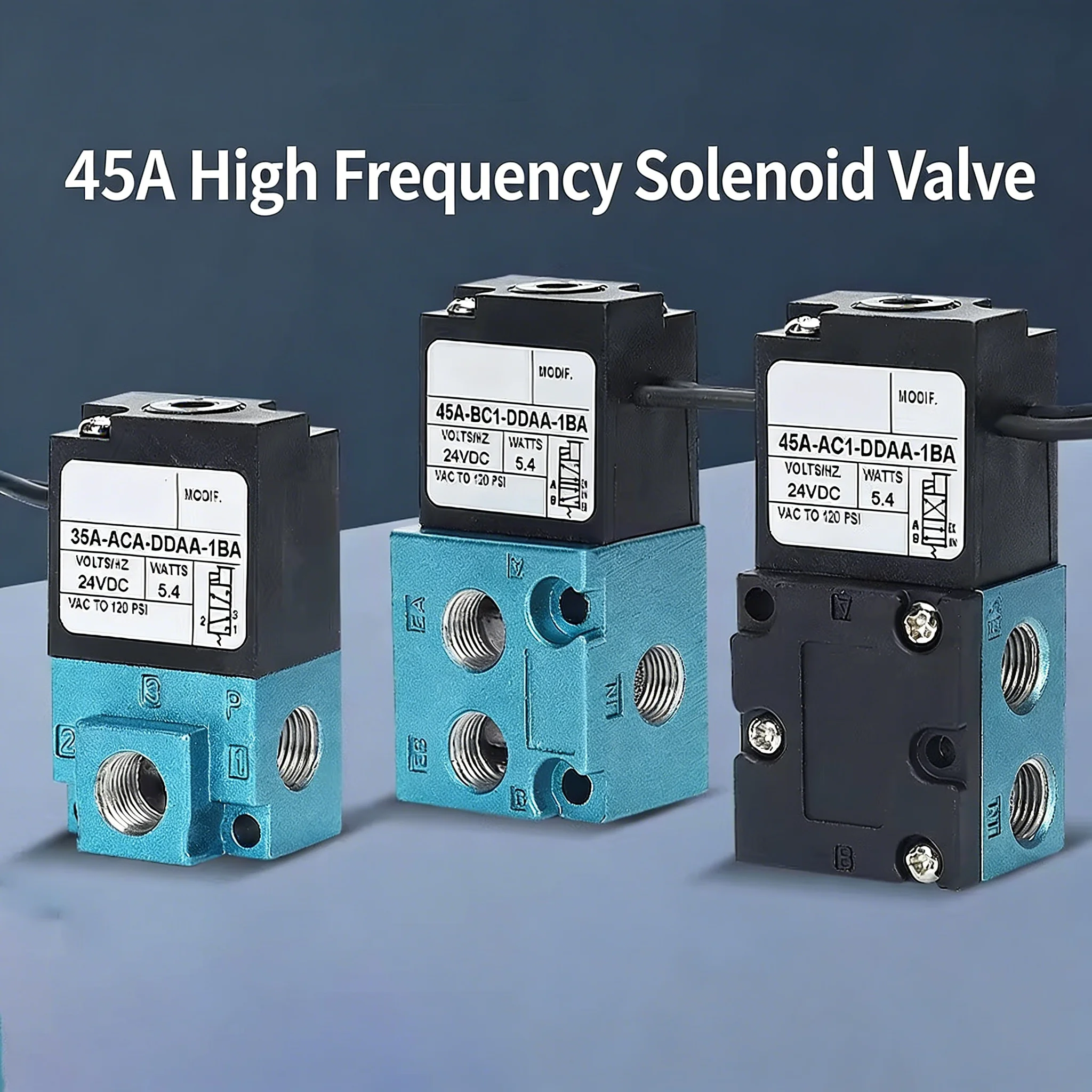 High Frequency Solenoid Valve 45A-AA1-AC1-DDAA-1BA AC/BC1 BA1 DDBA DDFA-1BA