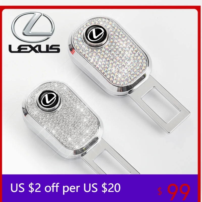

Interior Mouldings Car Seat Belt Clip Extender Safety Seatbelt Lock Buckle Plug Accessories For Lexus CT ES GS NX IS250 CT200h I