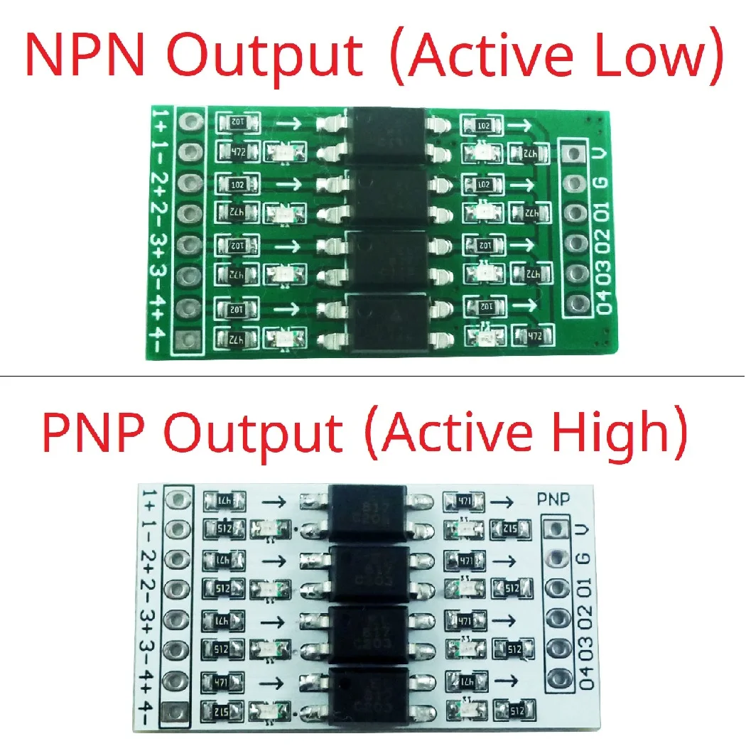 3.3V 5V 12V 24V 10Khz DI-DO Digital Switch Optical Isolation Module Logic Level Converter for PLC IO Communication RS485