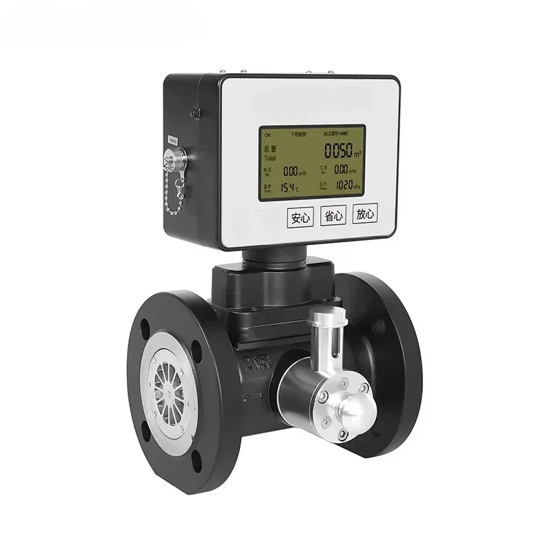 Hight Precision Gas Turbine Meter Lwq Flow Sensor Lpg Flowmeter Igtm Electronic Digital For Natural Gas