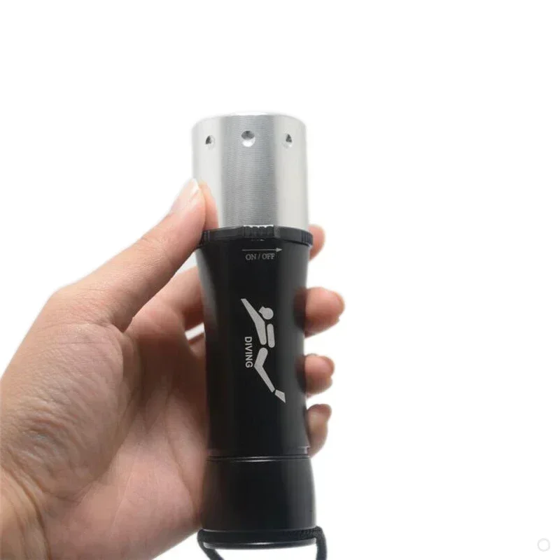 

D40 Underwater 15m L2 Led Diving Flashlight Scuba Torch 3 Switch Modes Powerful Magnetic Control Rotary Switch Dive Flashlight