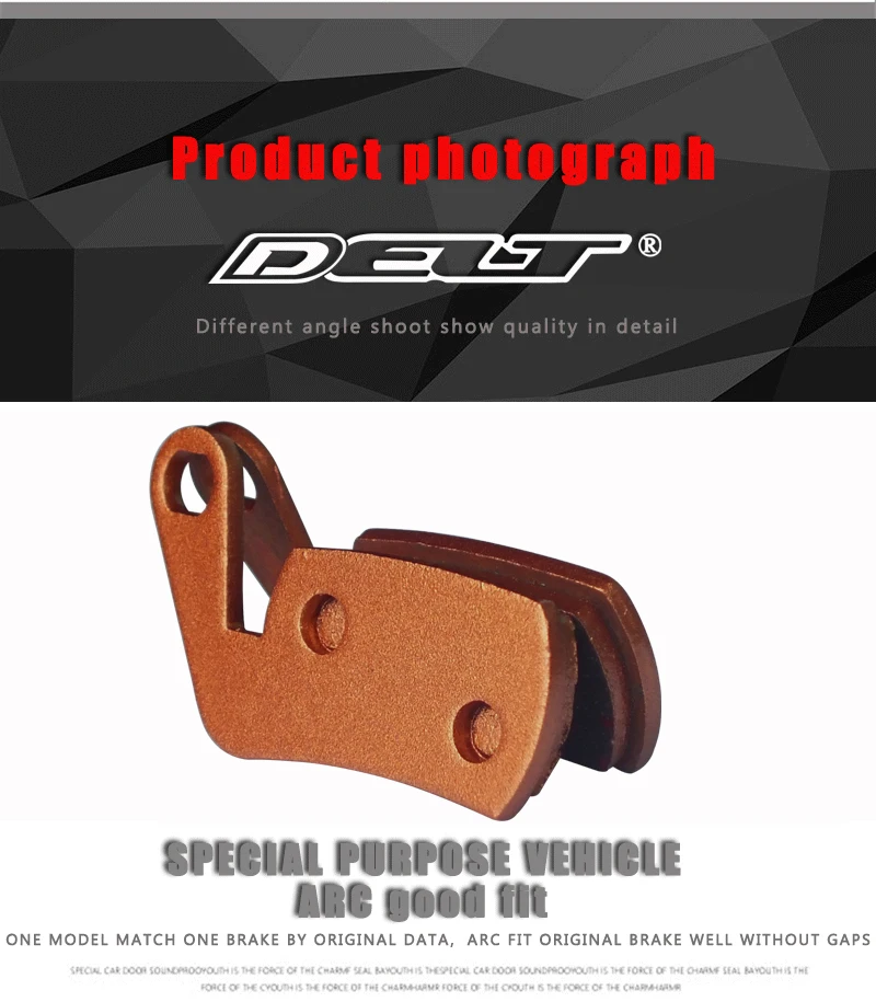 DELT 4 أزواج من وسادات فرامل قرص الدراجة الملبدة، لـ، Marta، SL، الياقات، الهيكل العظمي، EXO، MTB، الجبل، الدراجة، ركوب الدراجات، الجزء #4